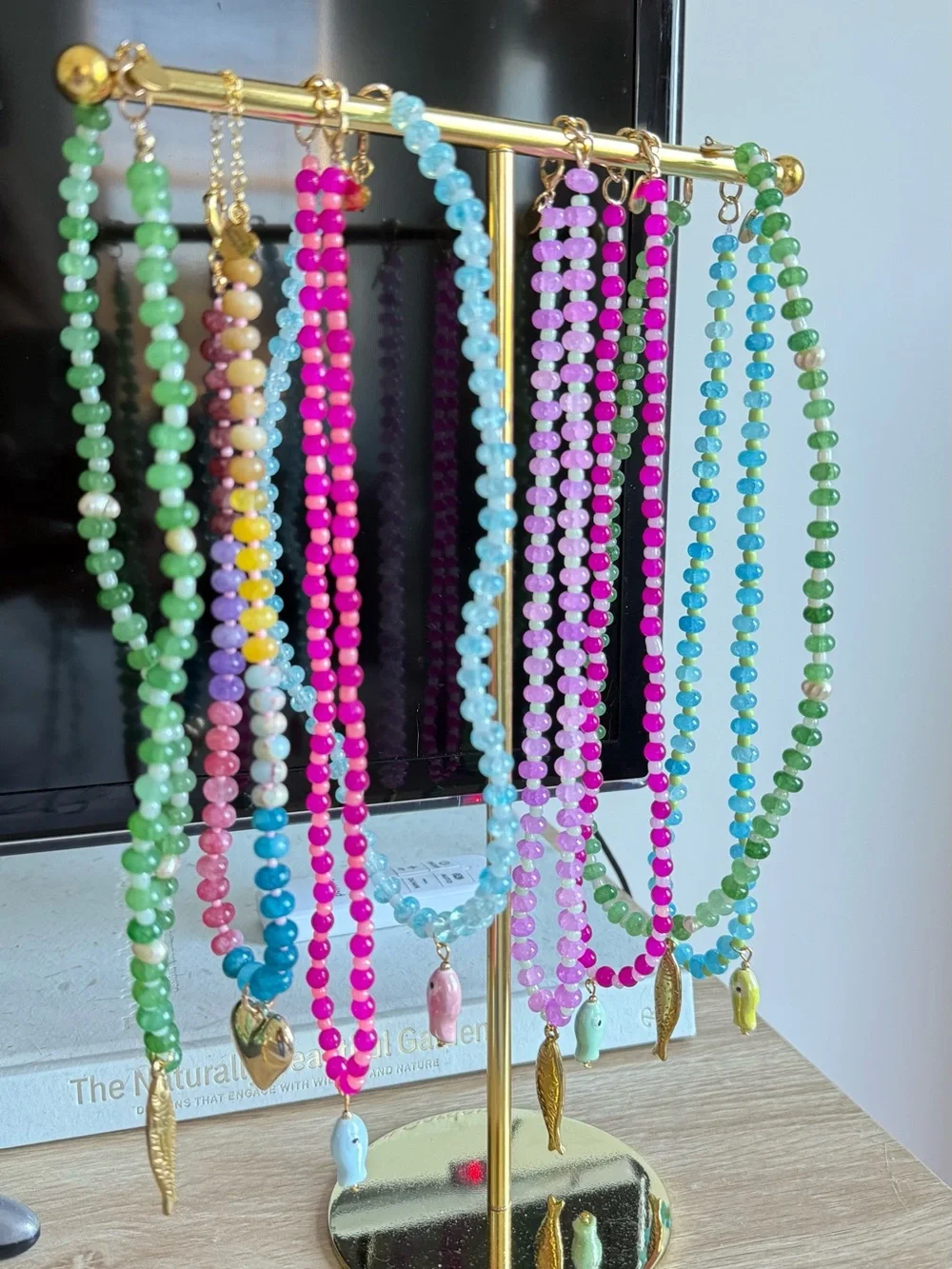 Handmade beaded necklace